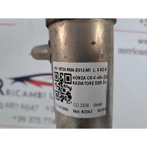 Échangeur de chaleur HONDA CR-V 4ème série 18720-RMA-E012-M1 N22A2 diesel 2204 (07>12) - Product Image 6