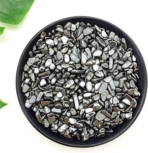 Venta caliente en chips de cristal pulido de piedras preciosas de hematita natural de ágata Soha para joyería, rellenos de velas y decoración curativa - Product Image 5