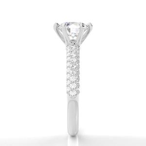 Bague en diamant de laboratoire de 0,02 carat, couleur EF, clarté VS, or jaune 18 carats, taille brillant, style ethnique, bijoux fins pour femmes, décontracté - Product Image 1