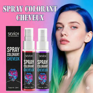 Spray colorant temporaire à tenue forte pour cheveux bouclés et extensions capillaires - Ingrédients chimiques - Product Image 2