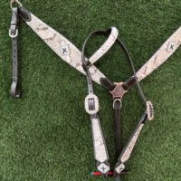 Headstall Western et cuirasse avec boucle en métal solide avec OEM & ODM Bienvenue tack western headstall set dans le prix le plus bas