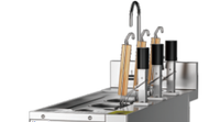Cuiseur à pâtes électrique commercial Campbon ZH-ZM-3 à 3 paniers avec levage automatique, machine verticale pour faire bouillir les nouilles pour restaurant