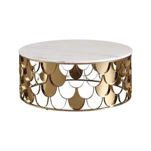 Mesa auxiliar de mármol de estilo nórdico de 3 niveles, mesa redonda de té para sala de estar, mesa decorativa para el hogar, uso para decoración del hogar, recién llegado - Product Image 2