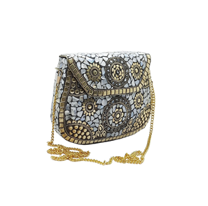 Exportateur indien Sacs en métal Sac en métal personnalisé de qualité Sacs de luxe de mode de haute qualité les plus vendus - Product Image 2