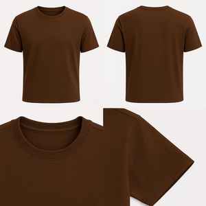 Camiseta de Hombre al por Mayor, de Alta Calidad, Informal, de Punto, Transpirable, Ecológica, de Color Sólido, de Media Manga, de Secado Rápido, Corte Regular, Cuello Redondo - Product Image 5