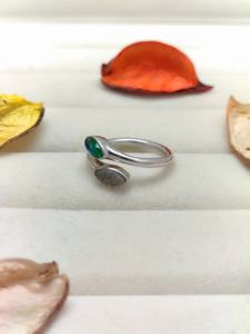 Anillo de Piedra Preciosa de Cuarzo Druzy Natural AAA de Doble Capa, Fabricación de Joyería Personalizada, Nuevo, Engaste de Plata de Ley, para Boda - Product Image 5