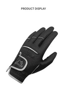 Vente en gros Fabricant de gants de golf Logo personnalisé Gants de golf en cuir de mouton pour hommes Blanc Bleu Emballage personnalisé OEM Pcs - Product Image 6