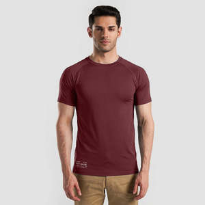 T-shirt Confortable Homme Maroon Cross Flex - Product Image 1