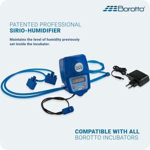 Borotto Real 24 Expert - Incubateur automatique professionnel breveté avec humidificateur automatique SIRIO - pour 24/96 œufs moyens/petits - Product Image 6