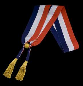 Fajas y cinturones ceremoniales WOK, venta al por mayor, faja uniforme, cinturón de cintura, faja roja con borlas de lingotes de oro - Product Image 6