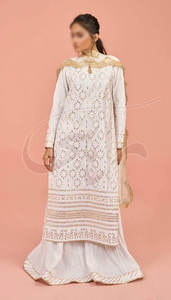 Trajes Formales para Mujer de Alta Calidad, Nuevo Estilo, Venta al por Mayor, Chikankari, Ecológicos, Transpirables, Precio Económico - Product Image 3