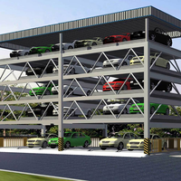 Structure de stationnement multi-niveaux personnalisée avec cadre en acier pour les garages de stationnement verticaux urbains modernes