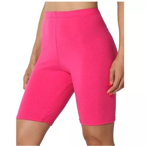 Alta calidad señoras ciclismo corto Fitness Wear corto negro cintura alta Yoga Biker corto mujeres mallas cortas para mujeres - Product Image 5