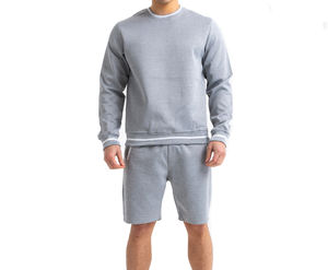 Pull personnalisé de haute qualité Survêtements de jogging pour hommes Ensemble survêtement avec poche Shorts Survêtement de jogging vierge - Product Image 4