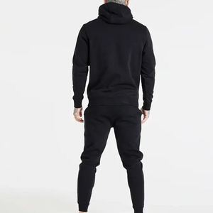 Chándal con Capucha de Moda para Hombre y Mujer, Corte Ajustado, Ropa Deportiva de Invierno, 100% Algodón, Felpa, Diseño de Color Personalizado - Product Image 5