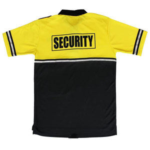 2024 Summer Guard Use T-shirt polo pour hommes en gros Chemise de sécurité 100% coton avec logo personnalisé - Product Image 3