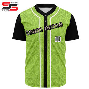 Listo para enviar, camisetas de béisbol cosidas de alta calidad para hombres, ropa deportiva transpirable, Jersey de softbol de poliéster de secado rápido - Product Image 6