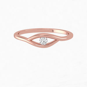 Rikhava's IGI Certified <b>Fine</b> <b>Rings</b> Vintage Gold <b>Toe</b> Diamond Innovate for Wedding Engagement Anniversary Most Popular - Product Image 5