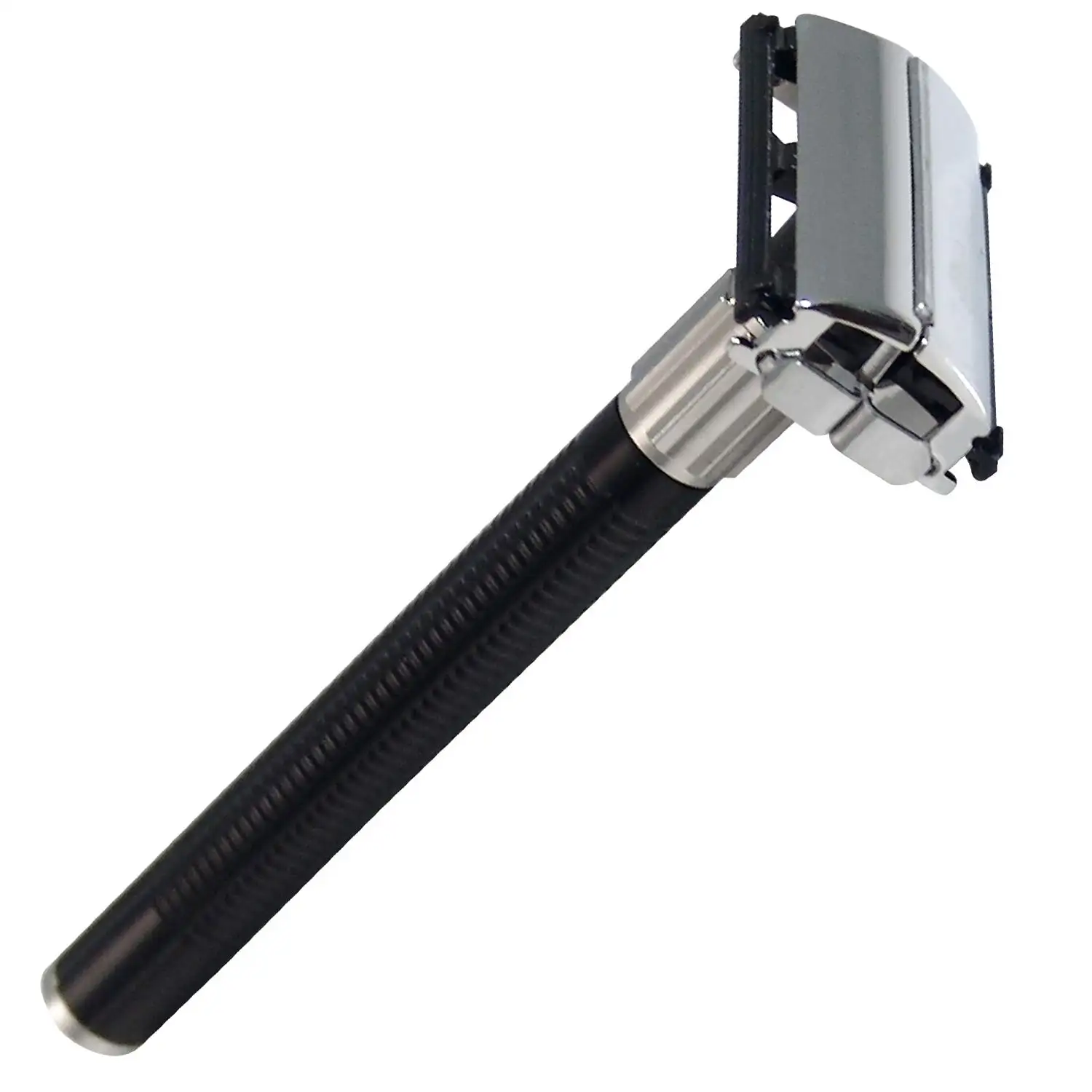 Black Matte Color Custom Private label Open Comb Stainless Steel Double Edge Safety Razors Metal Safety Razor Shaving Razor