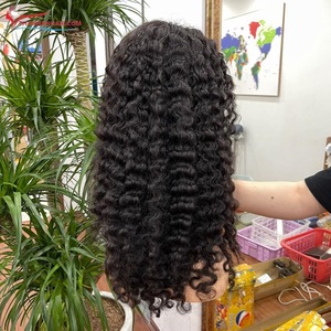 Grande vente Extension de cheveux vietnamiens fermeture perruque birmane en Stock prix de gros personnaliser taille prêt à expédier trame de génie - Product Image 6