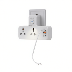 For LDNIO SC2311 20W PD+QC 3.0 Fast Charging EU Plug <b>Socket</b> with Night <b>Light</b> Multifunctional Multifunction Chargers - Product Image 2