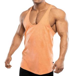 Camiseta sin mangas de algodón 100% para hombre, chaleco deportivo para gimnasio, a la moda, OEM, personalizada, clásica, informal, tank ank, top de verano - Product Image 3