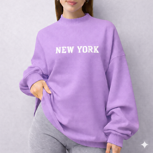 Women Long Front Oversized Mockneck Sweatshirt Winter Relaxed Fit Casual Soft Fleece Minimal Style Fashion <b>Top</b> - Product Image 4