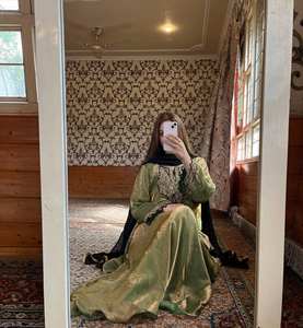 Vêtements ethniques pour femmes entièrement cousus et prêts à porter Fendy Silk + Heavy Embroidery Sequence Work - Product Image 1