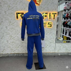 Dernier modèle de survêtement pull-over à bas prix imprimé directement par l'usine bonne qualité pour hommes style unique nouveau survêtement design - Product Image 4