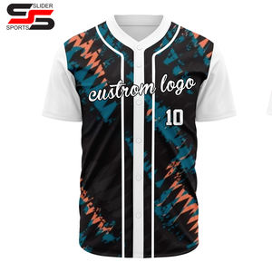 2025 New OEM Manufacturer Blank Stitched Baseball Jerseys High Quality Fully Dye Sublimation Mesh Baseball <b>Shirts</b> Jersey - Product Image 6