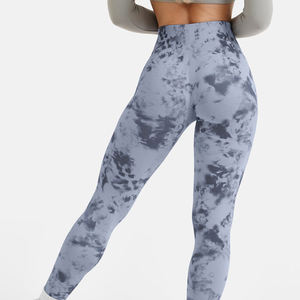 2025 nuevo estilo pantalones de Yoga Fitness deportes gimnasio medias mujeres gimnasio Fitness ropa deportiva acanalado entrenamiento medias para la venta - Product Image 4