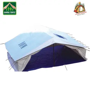 Хлопковая парусиновая палатка для экстренной помощи беженцам в наличии на складе для оказания помощи при стихийных бедствиях, медицинская полевая Больничная палатка