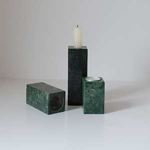 Porte-bougie chauffe-plat en marbre naturel de luxe, artisanal et haut de gamme |   Forme de logo personnalisée |   Accessoires de décoration intérieure, cadeaux en gros, spa, hôtel - Product Image 2