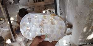 Sac à main d'embrayage en métal fabriqué à la main pour femmes de luxe avec décoration de paillettes de résine de vadrouille pour les mariages de fête vente à l'exportation - Product Image 2