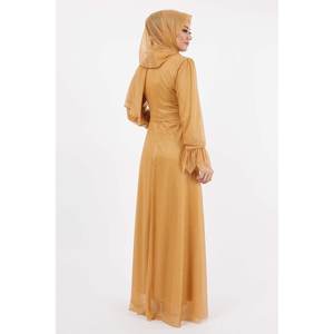 Vestido Abaya con Cintura Natural y Detalles Simples - Product Image 5