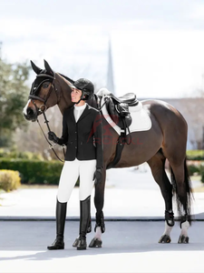 Manta de Silla de Montar Inglesa Más Vendida al por Mayor, Forro Suave y Cómodo, Mezcla de Algodón y Poliéster Duradera, Transpirable, Estilo Clásico para Montar - Product Image 6