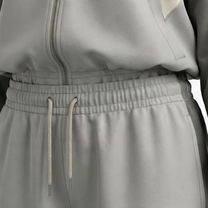 ชุดวอร์มผู้หญิงผ้าฝ้ายเนื้อดีคุณภาพสูง สไตล์วินเทจ ระบายอากาศได้ดี น้ำหนักปานกลาง แบบ 2 ชิ้น ไซส์พลัส เสื้อฮู้ดดี้และกางเกงจ็อกเกอร์ - Product Image 5