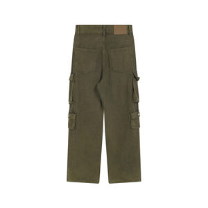 Venta al por mayor de ropa de calle de invierno de los hombres de frente plano Cargo Jogger pantalones holgados para hombres y mujeres - Product Image 2