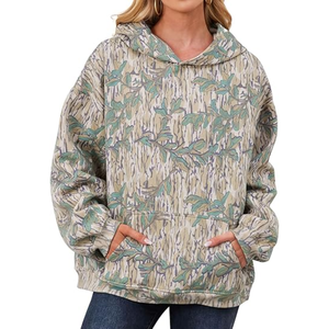 Hen Pattern Zipper Hoodie Minimalist Imprimé Sublimation Design Léger Coton Polaire Hoodies pour Femmes - Product Image 5