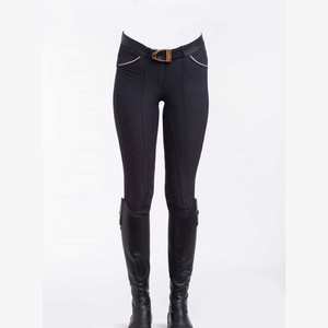 Pantalones de Equitación Personalizados para Mujer, Asiento Completo de Silicona, Anti-UV, Tela Elástica de Alta Calidad, Color Personalizado - Product Image 2