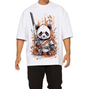 T-shirt uni grande taille de haute qualité, quantité minimale de commande bas OEM 240 g/m² 100% coton, marque personnalisée, pour hommes - Product Image 4