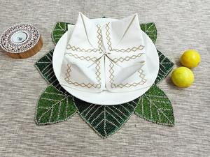 Nouveau design de dessous-de-plat en verre perlé, fabriqué directement en Inde, avec perles de rocaille, lavable, pour la décoration de table - Product Image 2