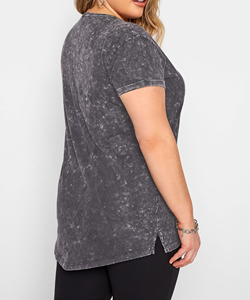 Camiseta con estampado de diamantes de imitación para mujer con logotipo personalizado de verano de alta calidad, ropa informal, camisetas transpirables - Product Image 3