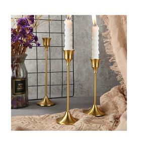 <b>Dinner</b> and Wedding Decors <b>Candle</b> Stand Golden Metal <b>Candle</b> Holder Gold Painted <b>Candle</b> Stand for Home Usage in Affordable Price - Product Image 6