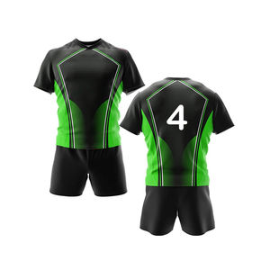 Nueva Camiseta de Rugby Personalizada con Diseño Impreso, Secado Rápido, Transpirable, 100% Poliéster, Impresión por Sublimación, Uniforme de Rugby al por Mayor - Product Image 4