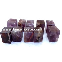 Vente en gros KAMALAGATE.COM – Blocs carrés polis en cristal de quartz naturel transparent, pierres semi-précieuses à graver