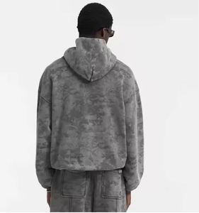 Nouveau lavage à l'acide hommes sweats à capuche surdimensionné coton mélangé personnaliser Streetwear Vintage hommes lavage à l'acide à capuche coton tissu homme à capuche - Product Image 4