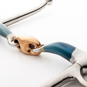 Acero inoxidable de alta calidad, mejilla completa, filete de hierro dulce, rombo articulado de cobre, broca de caballo, tachuela occidental inglesa - Product Image 6