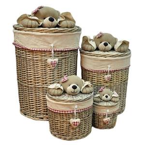 Ensemble de paniers de rangement tissés de haute qualité en rotin naturel organisateur de maison bac pour une utilisation quotidienne écologique durable en gros - Product Image 2