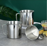 Gobelet Cylindrique Écologique pour Enfants en Acier Inoxydable 304 de Qualité Alimentaire, Isolation Thermique 24 Heures, Capacité 150 ml, Design Minimaliste